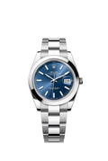 2025, 41mm Datejust Oyster Smooth, Blue Dial