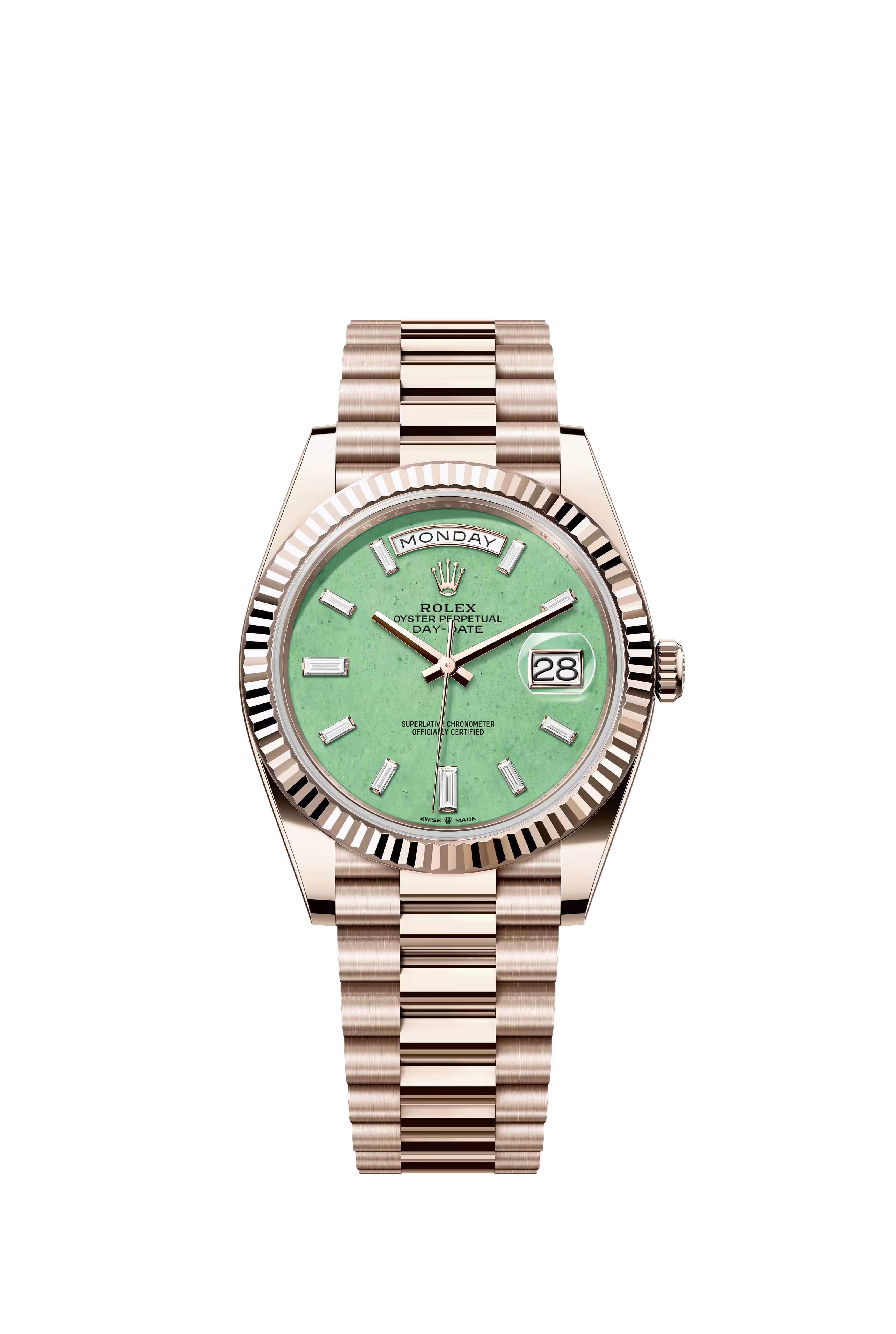 Day-Date Light Green Aventurine