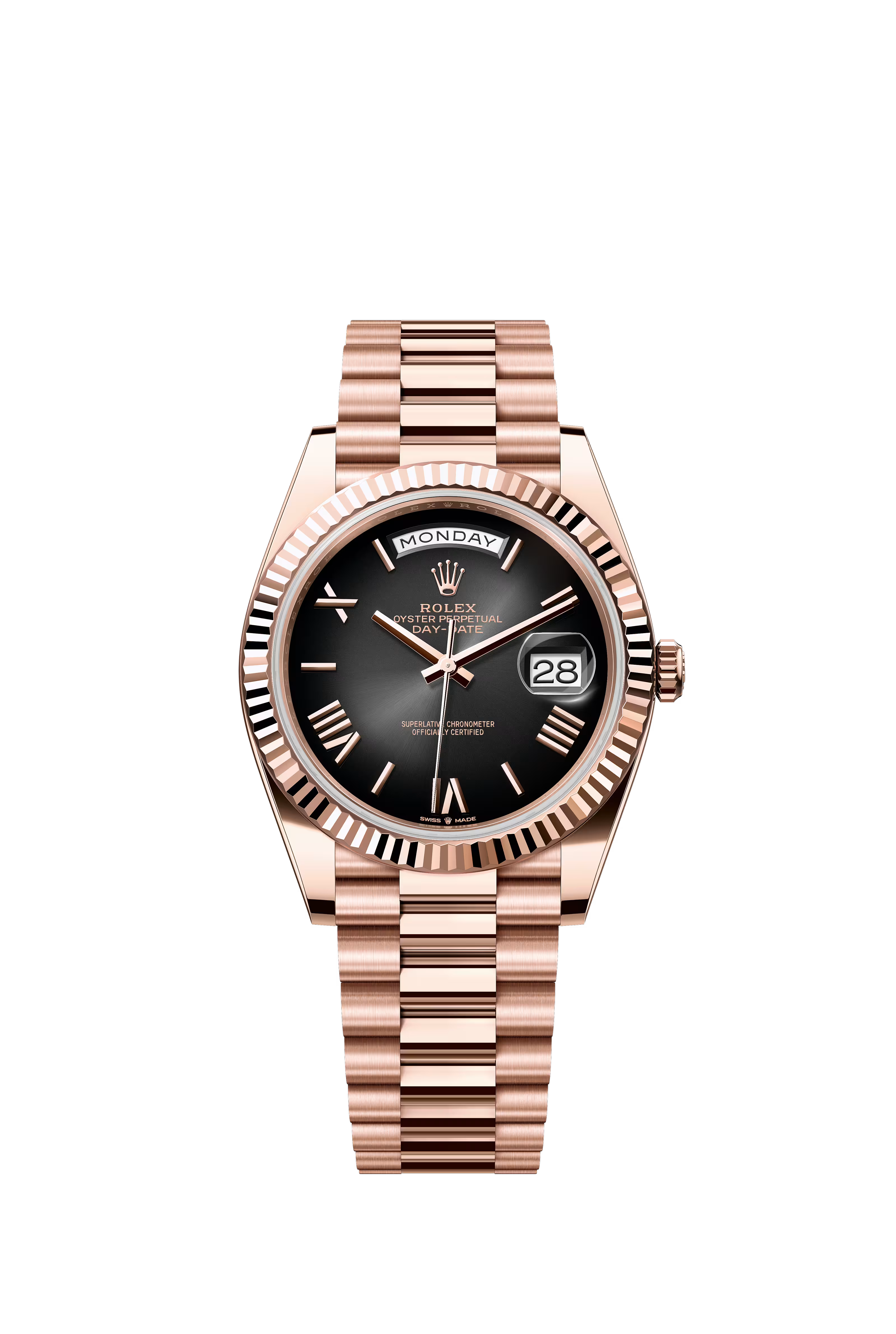 Day-Date Everose Slate Ómbre