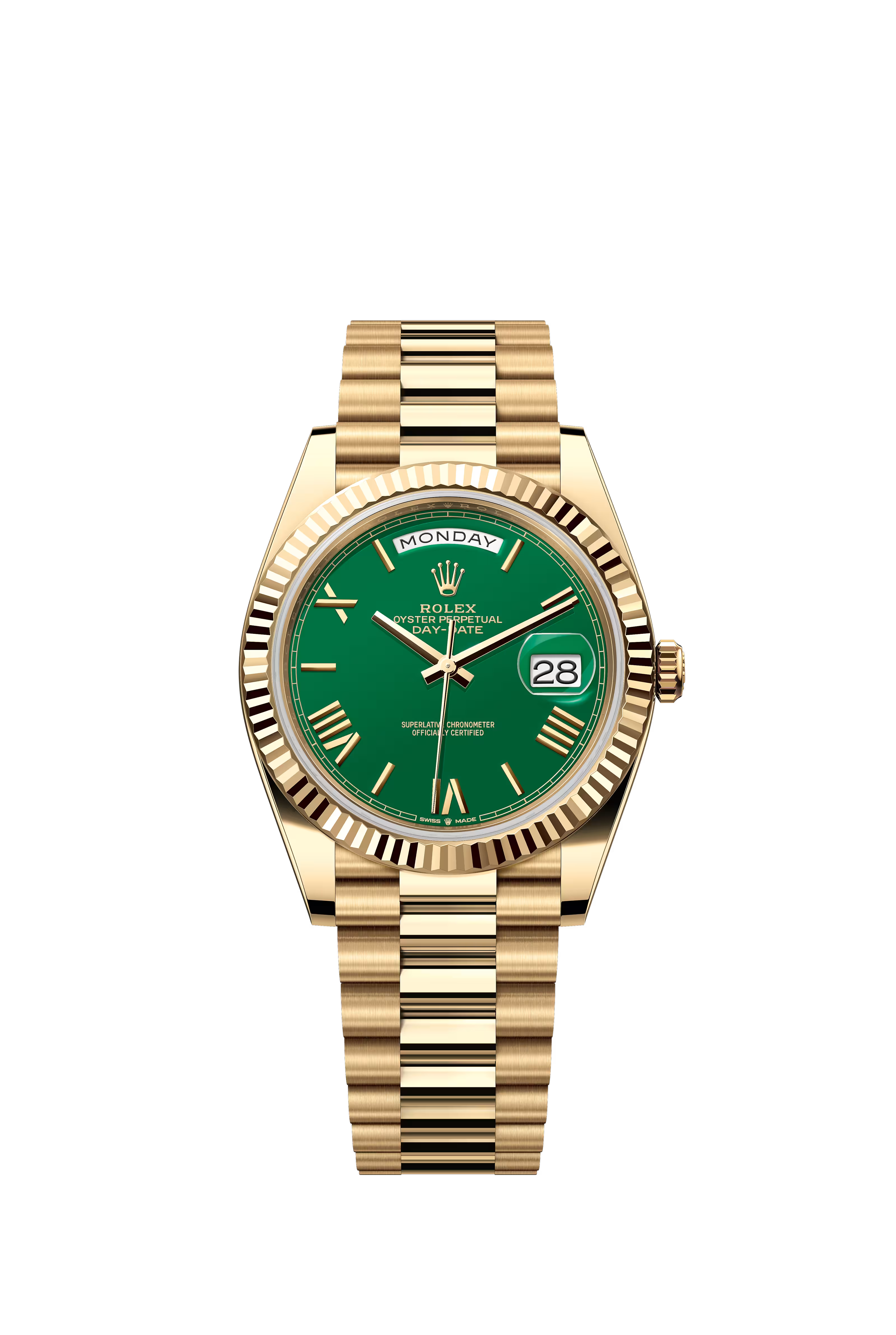 Day-Date Yellow Gold Green