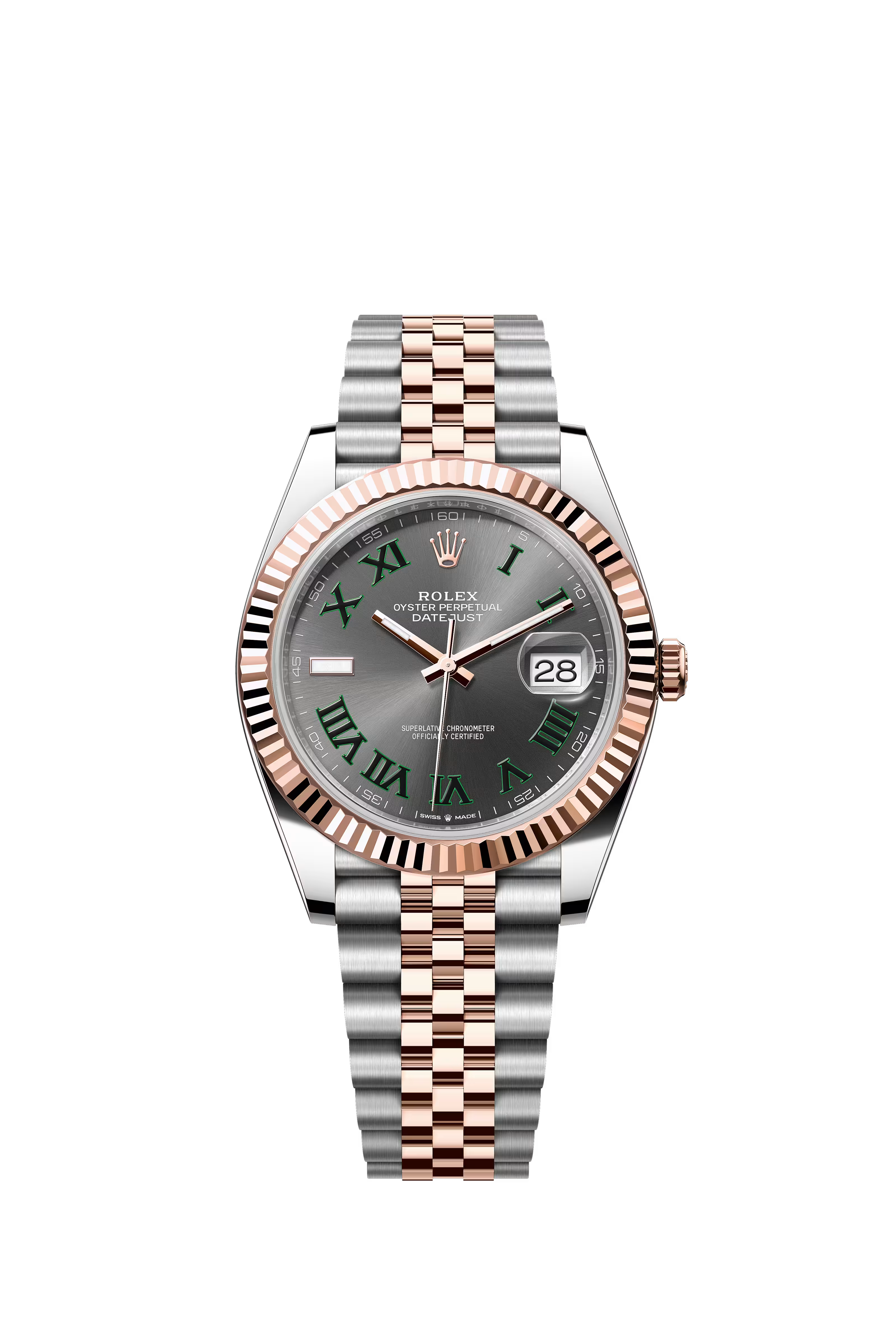 Datejust Everose Rolesor Wimbledon