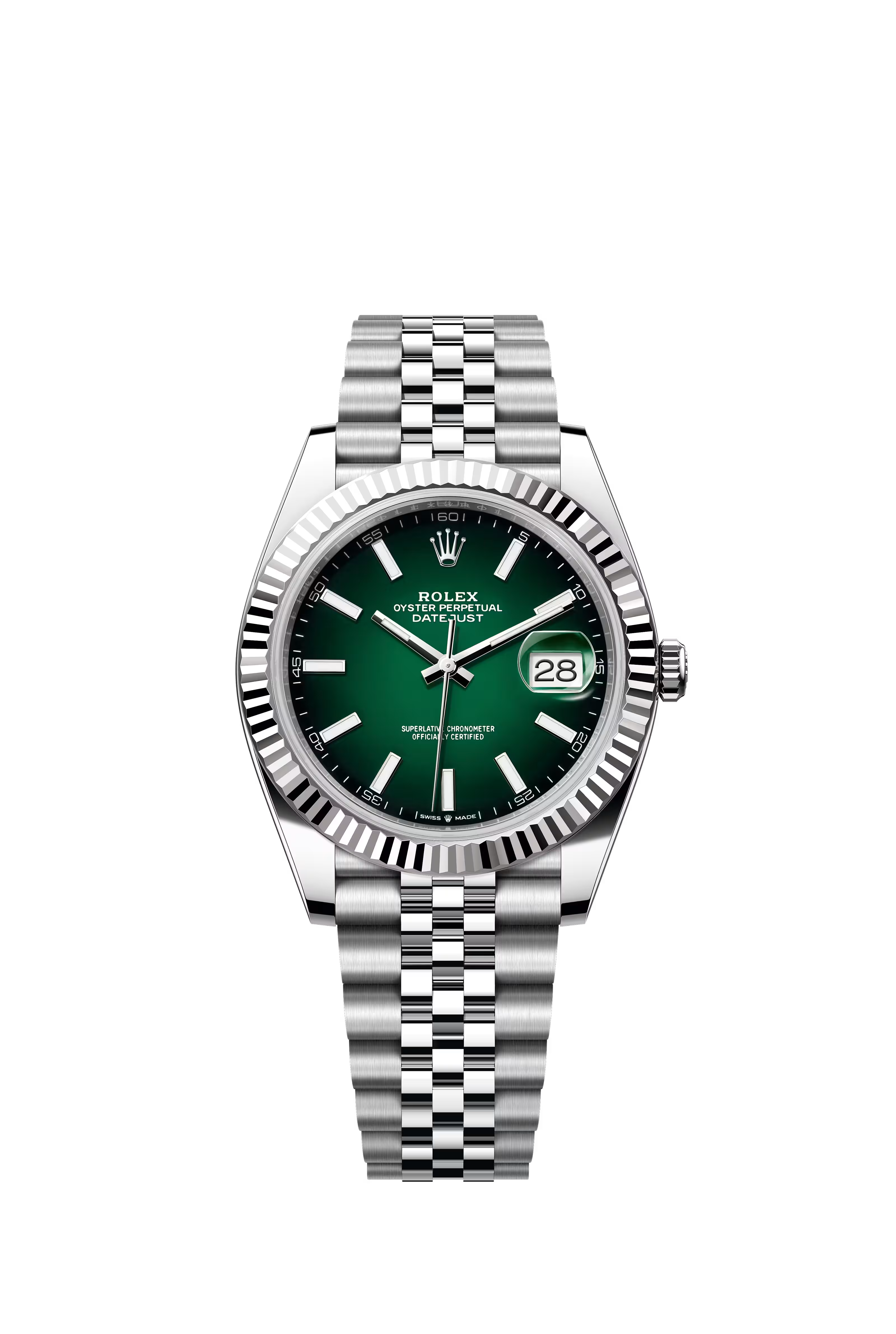 Datejust Jubilee Fluted Green Ómbre 41mm