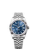 Sky-Dweller Jubilee Fluted Blue Dial